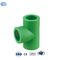 Зеленый ППР уменьшая штуцеры труб тройника ДИН16962 ППР быстрое соединение